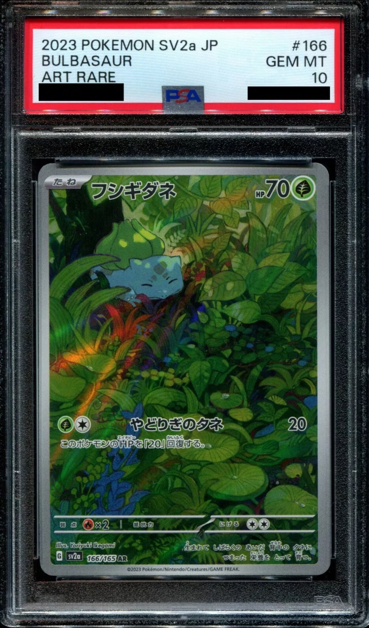 Bulbasaur 050/049 PSA 10 TCGEMPORIUM Bulbasaur 050/049 PSA 10 TCGEMPORIUM