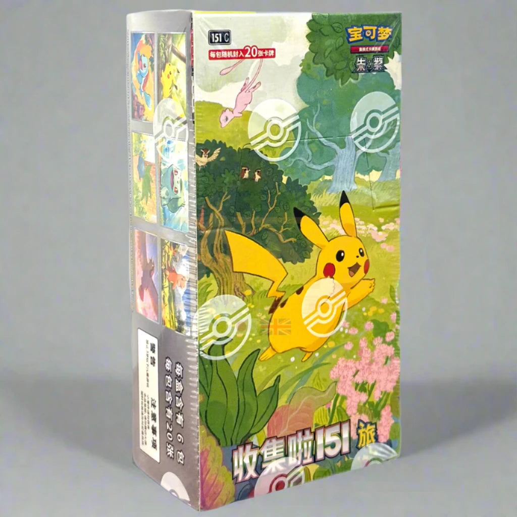POKEMON COLLECT 151 JOURNEY 151C SIMPLIFIED CHINESE JUMBO BOOSTER BOX