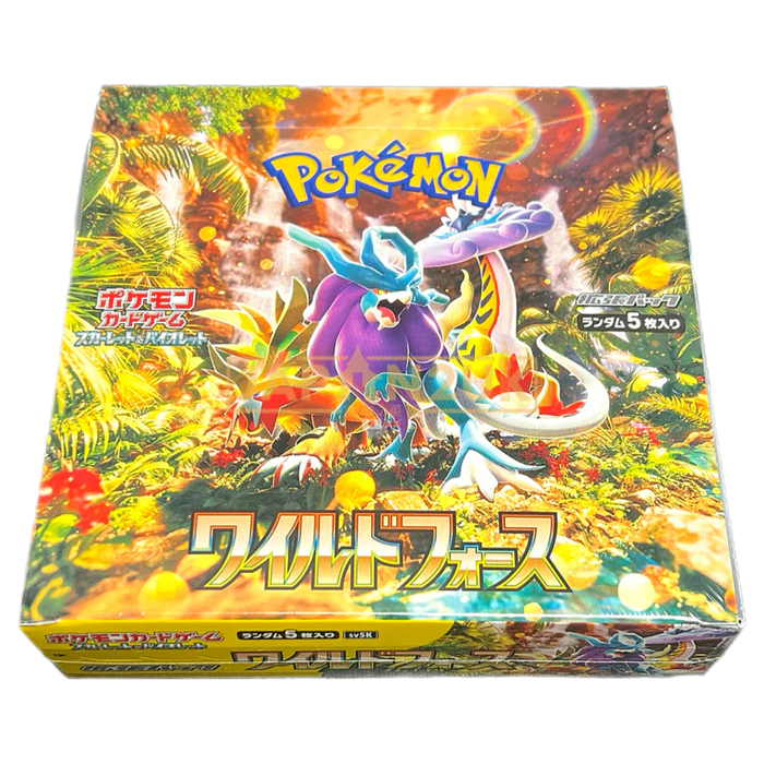 Pokemon Japanese booster box wild force, front box