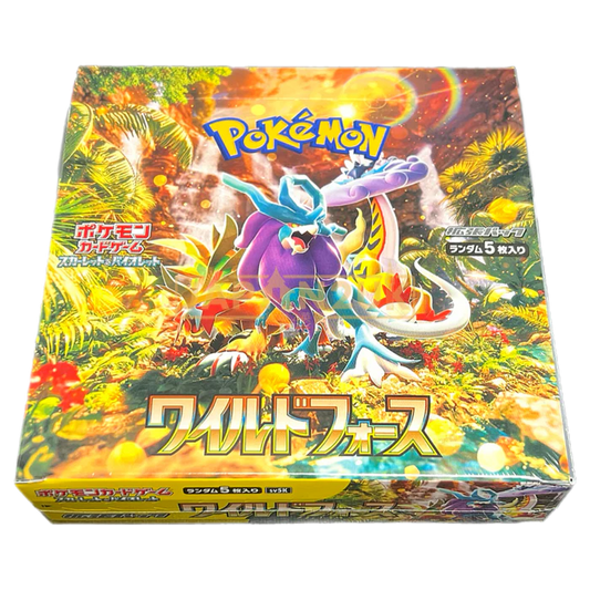 Pokemon Japanese booster box wild force, front box